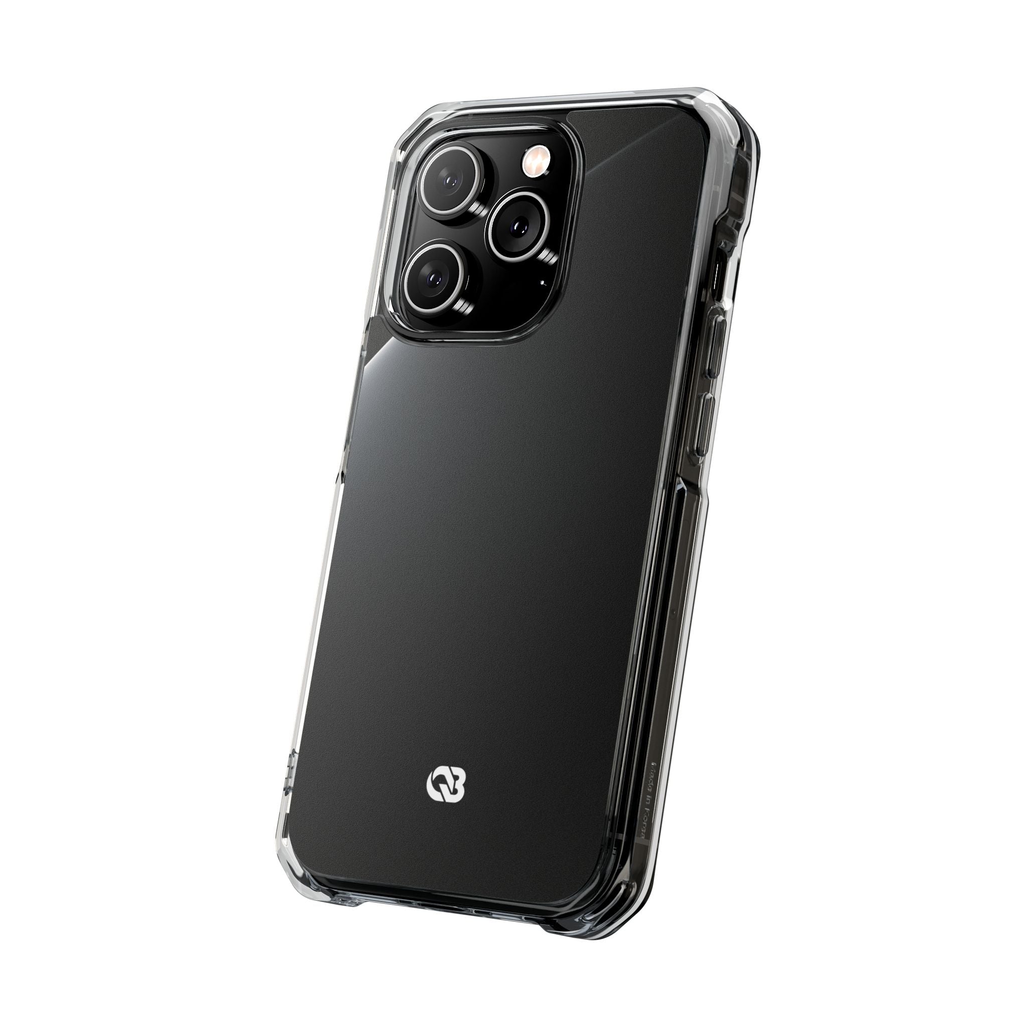 Black Impact MagSafe Phone Case for iPhone - Obsidian Lunar Arch