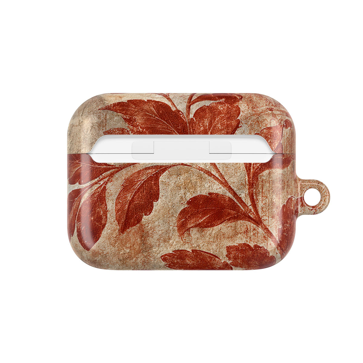 Terracotta Botanical Fresco · Hard Case for AirPods & AirPods Pro · Red