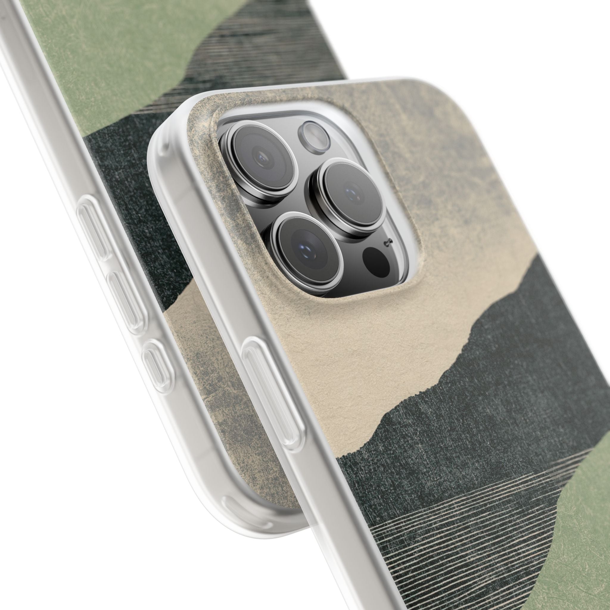 Green Lite Phone Case for iPhone - Moss Ridge Grain