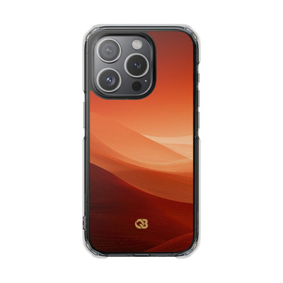 Orange Impact MagSafe Phone Case for iPhone - Crimson Dune Gradient