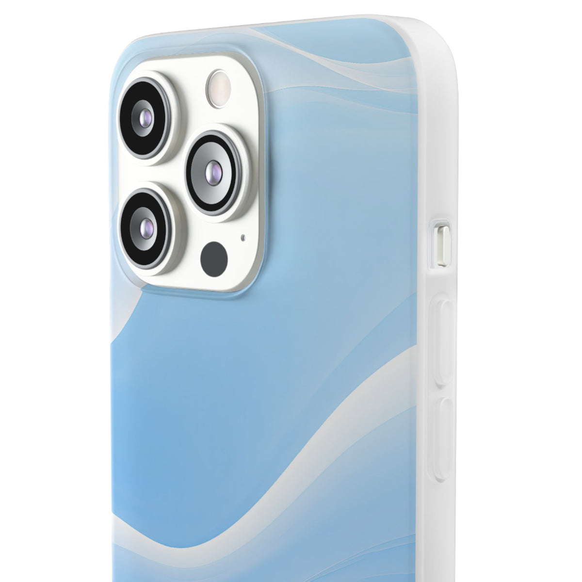 Glacial Contour Flow · Lite Phone Case for iPhone ·  Blue