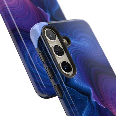 Radiant Strata · Tough Phone Case for Samsung · Blue