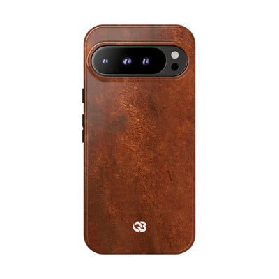 Orange Tough Phone Case for Google Pixel - Oxidized Iron Crust