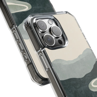 Green Impact MagSafe Phone Case for iPhone - Misty Sage Valley