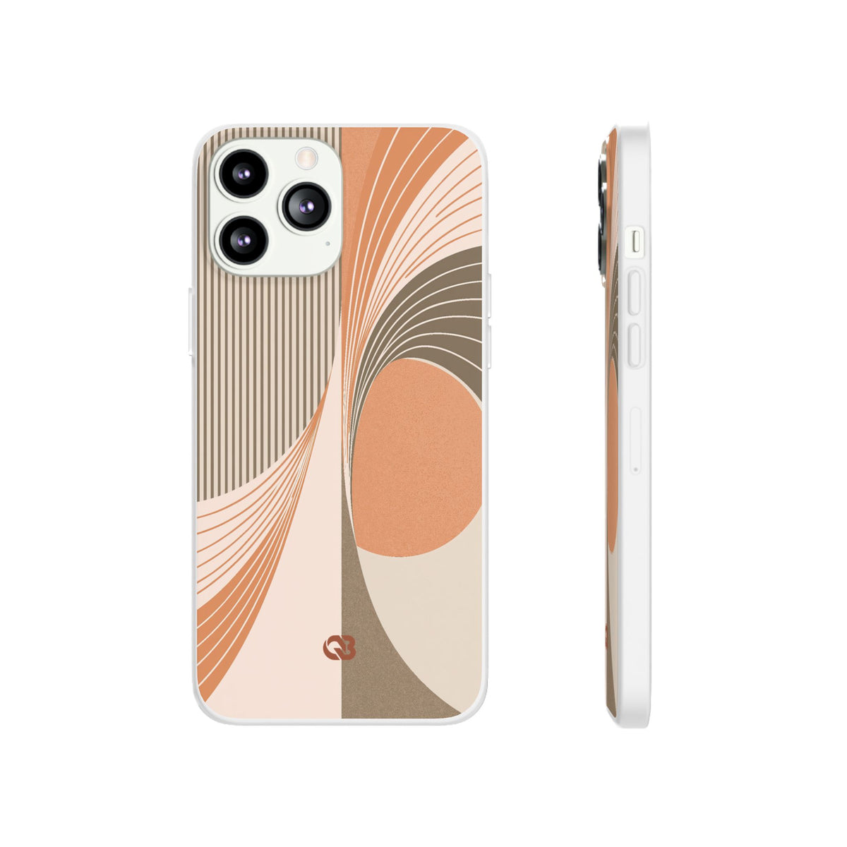 Terracotta Meridian · Lite Phone Case for iPhone ·  Orange