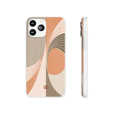 Terracotta Meridian · Lite Phone Case for iPhone ·  Orange