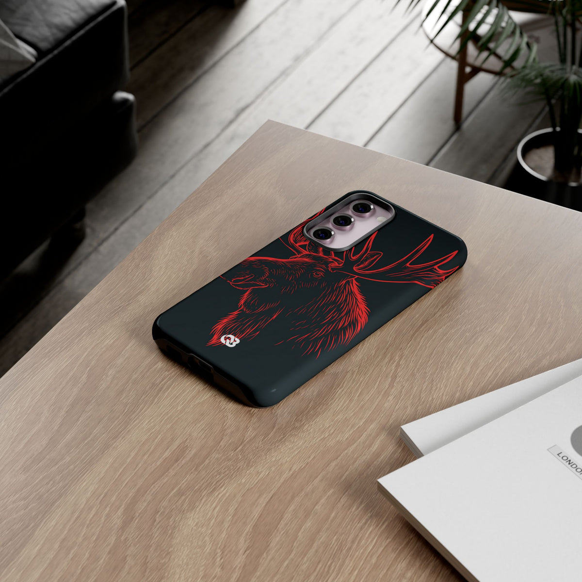 Nordic Elk · Tough Phone Case for Samsung · Black