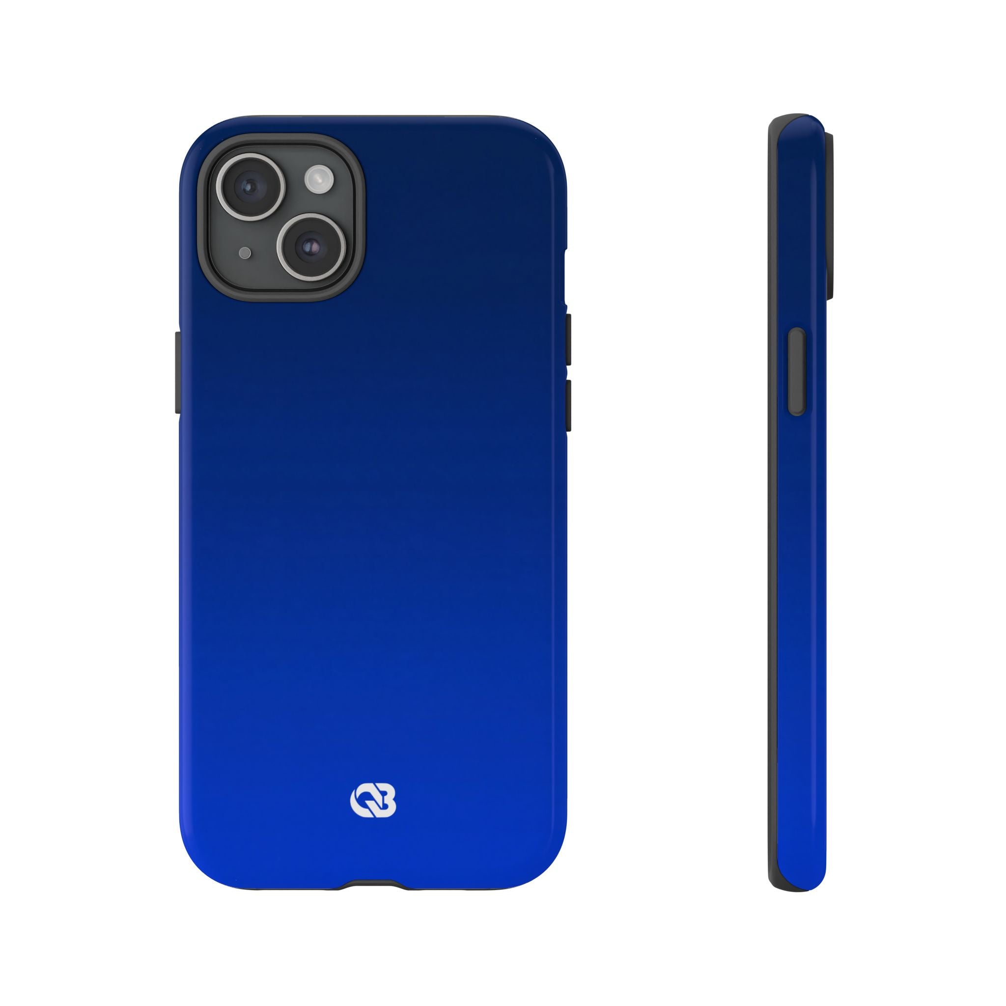 Blue Tough Phone Case for iPhone - Cobalt Depth Shift