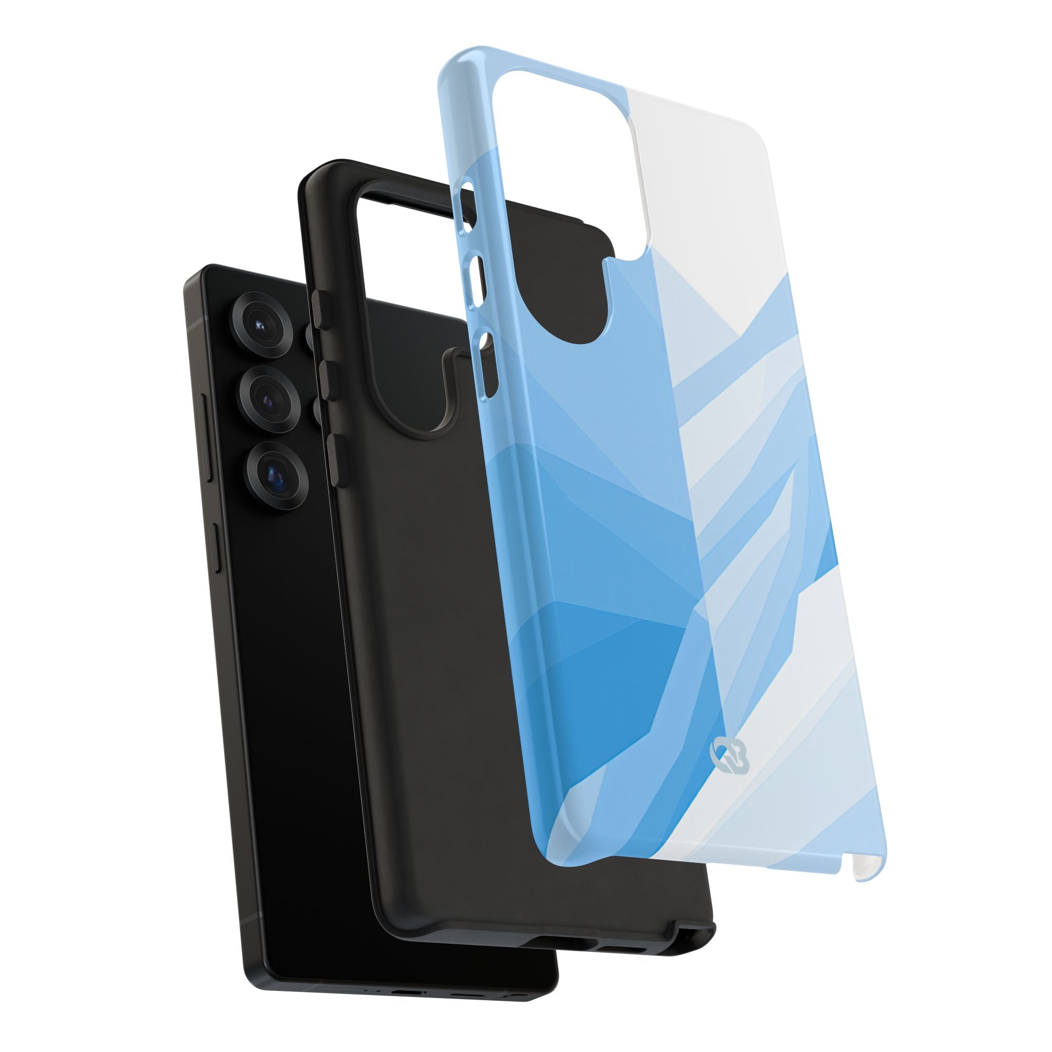 Blue Tough Phone Case for Samsung - Arctic Glacial Ridge