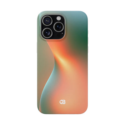 Radiant Contour · Lite Phone Case for iPhone ·  Orange
