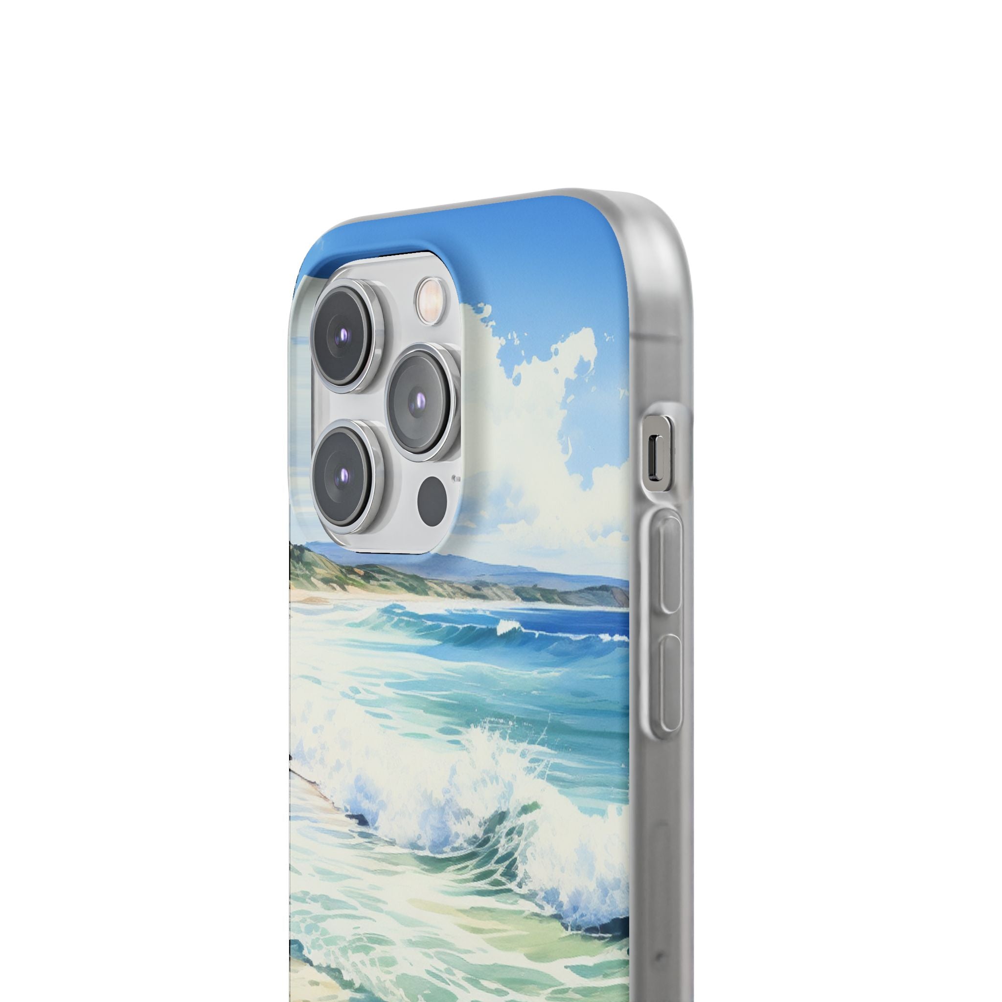 Foamy Wave Breeze iPhone 14 Pro Case - Soft