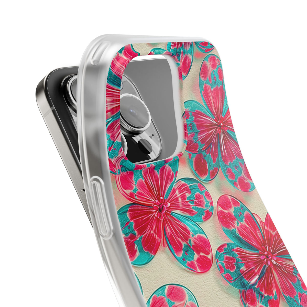 Lucite Jelly Bloom · Lite Phone Case for iPhone ·  Pink