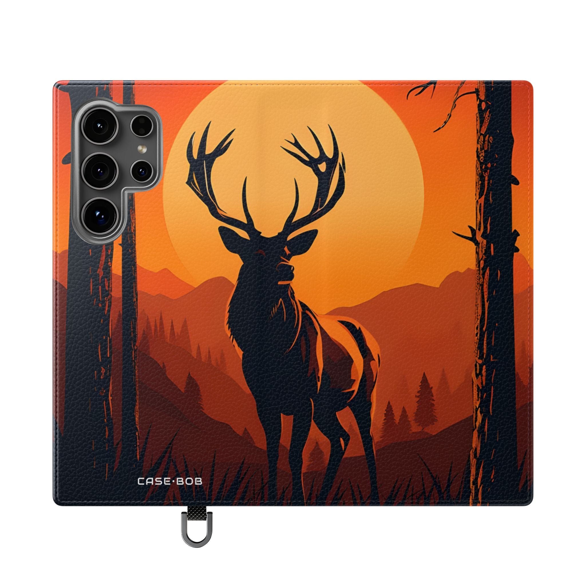 Stag Sunset - Samsung S24 Ultra Case - Lompakkokotelo