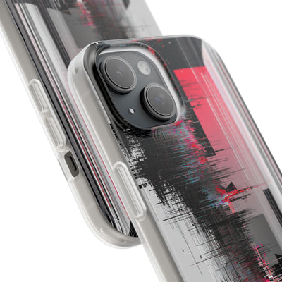Black Lite Phone Case for iPhone - Crimson Data Leak