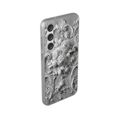Rococo Marble Rose · Lite Phone Case for Samsung · White
