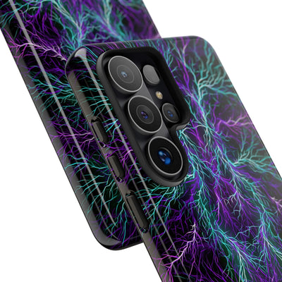 Electric Plasma Arbor · Tough Phone Case for Samsung · Purple
