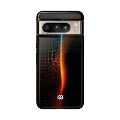 Luminous Refraction Grid · Tough Phone Case for Pixel ·  Black