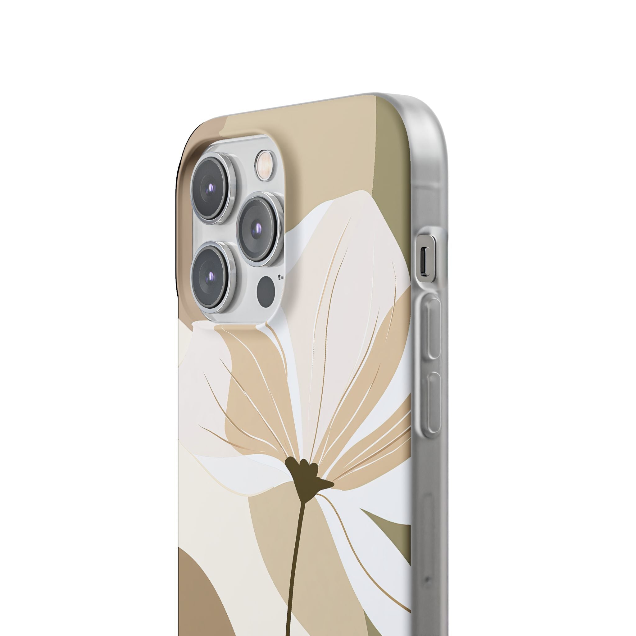 Beige Lite Phone Case for iPhone - Sage Linen Magnolia