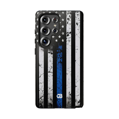 Gritty Cobalt Flag · Tough Handyhülle für Samsung
