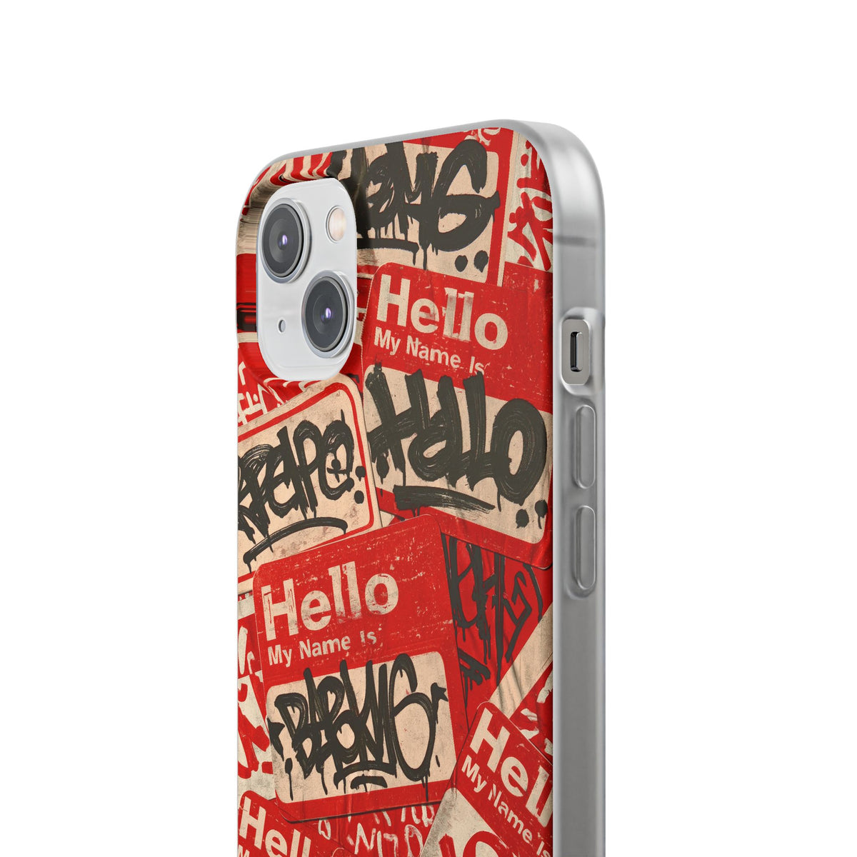 Slap Tag Collage · Lite Phone Case for iPhone ·  Red