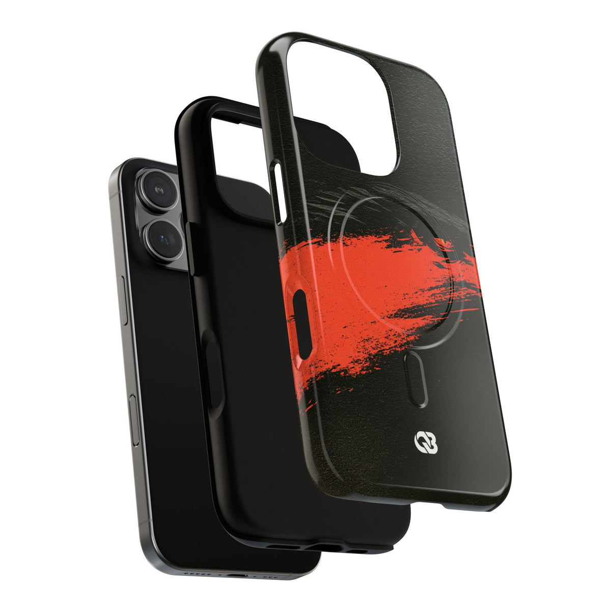 Crimson Raptor Noir · Tough 2.0 Magnetic Phone Case for iPhone · Black