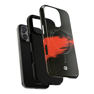 Crimson Raptor Noir · Tough 2.0 Magnetic Phone Case for iPhone · Black