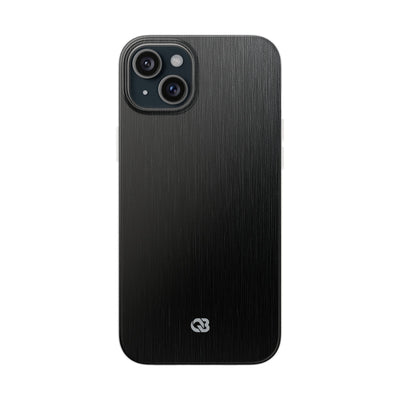 Obsidian Brushed Steel · Lite Phone Case for iPhone ·  Black