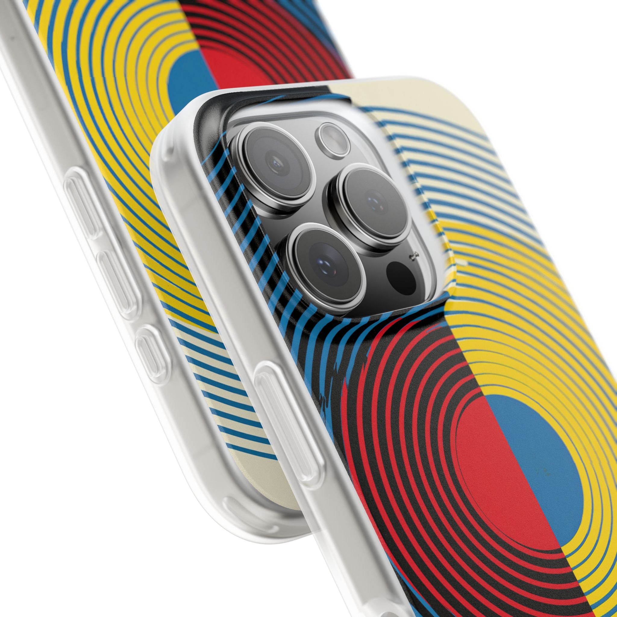 Blue Lite Phone Case for iPhone - Primary Circuit Orbit