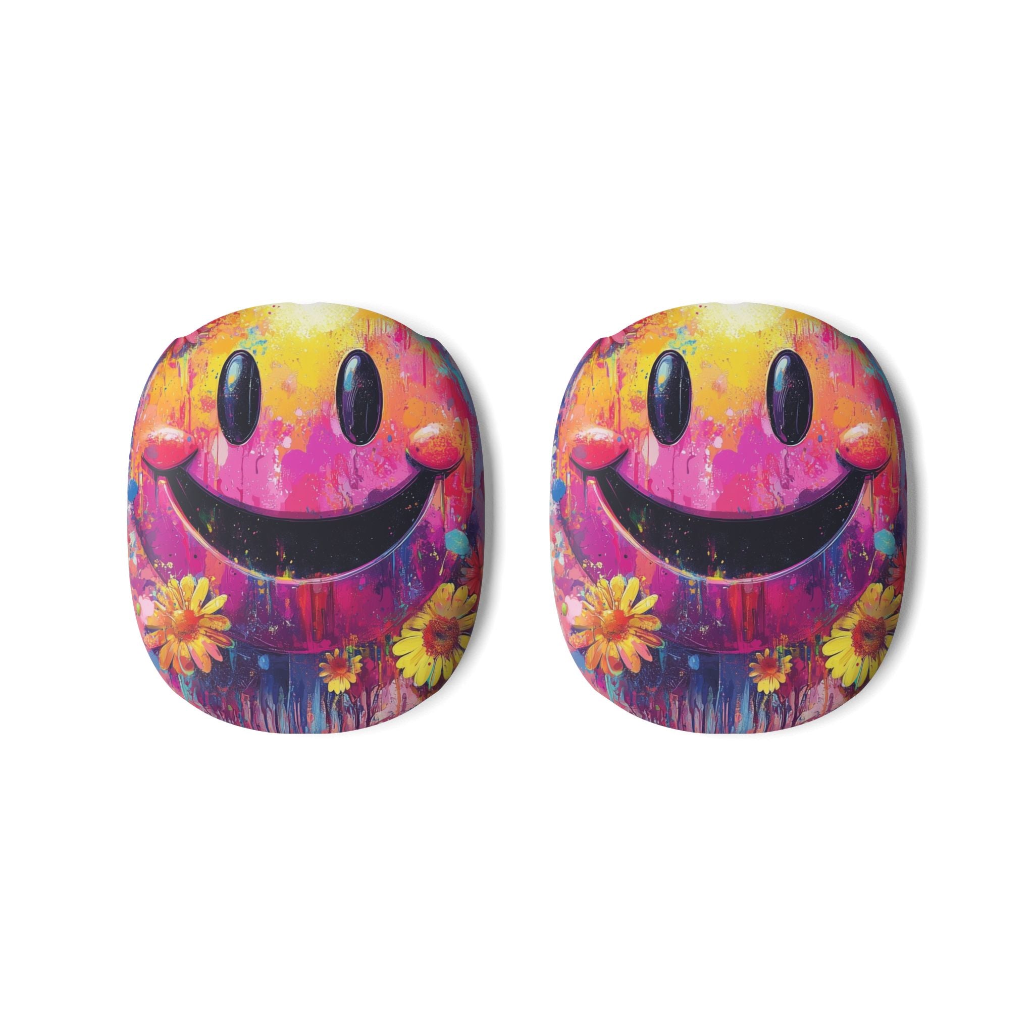 Smiley Bloom Drip - AirPod Max Case