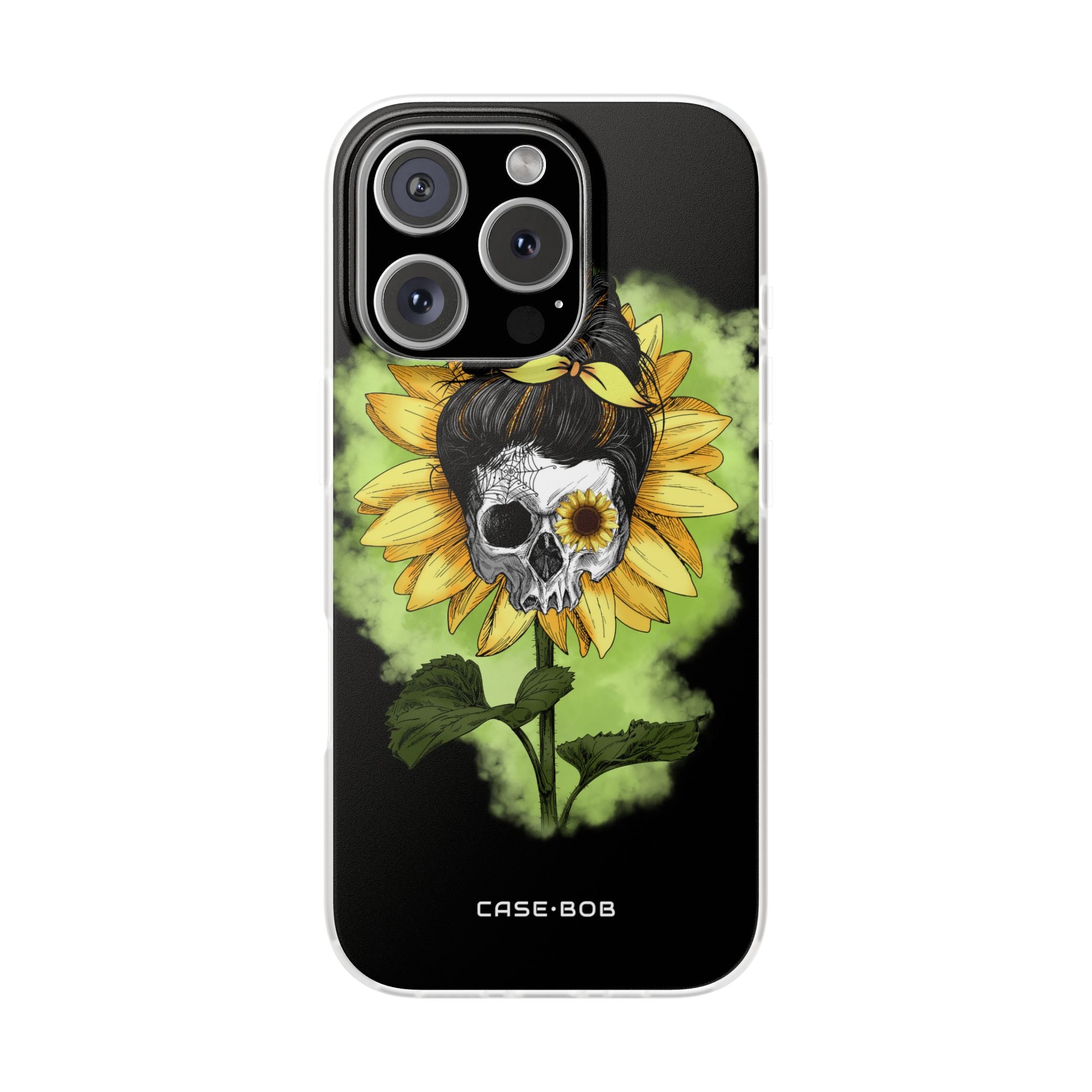 Solhat Skull iPhone 16 Pro Cover - Blød