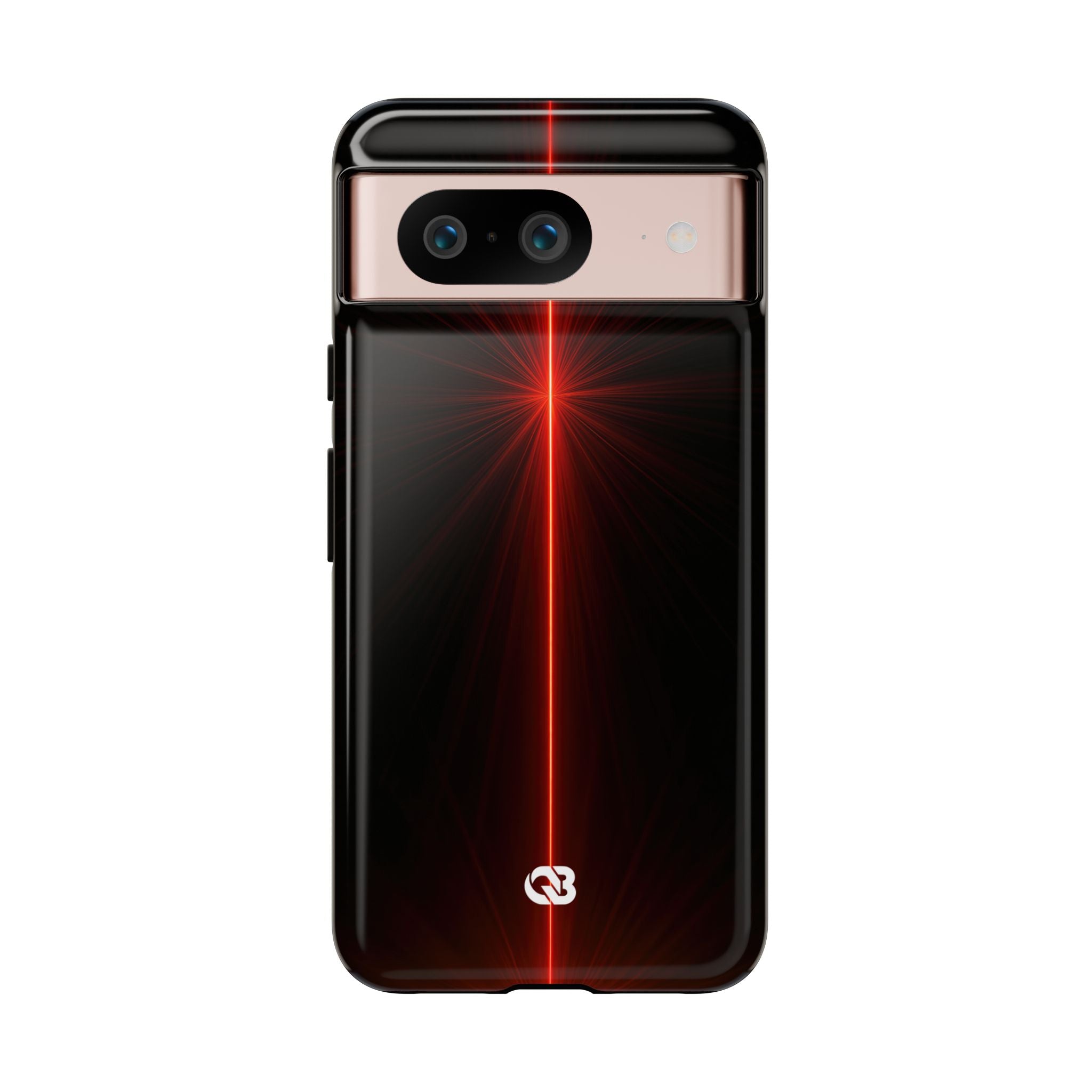 Red Tough Phone Case for Google Pixel - Crimson Flare Vector