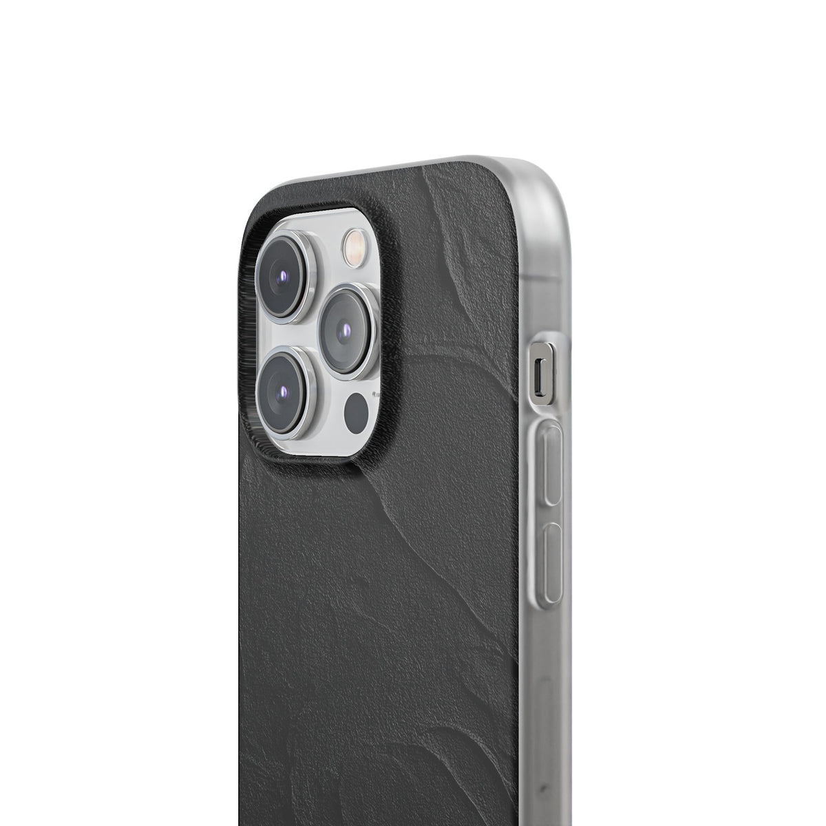 Obsidian Stucco Relief · Lite Phone Case for iPhone ·  Black