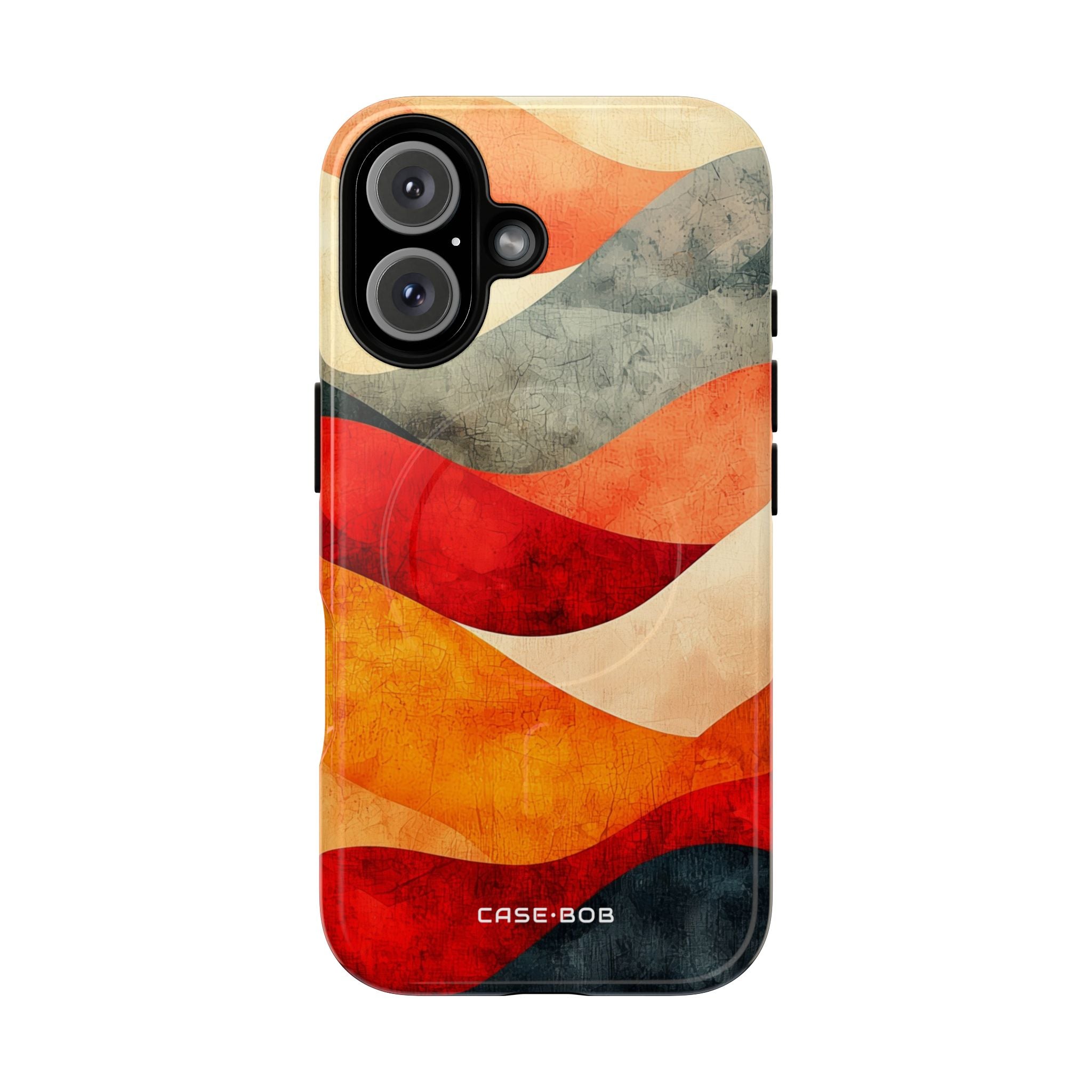 Cracked Wave Sunset iPhone 16 Case - Tough+