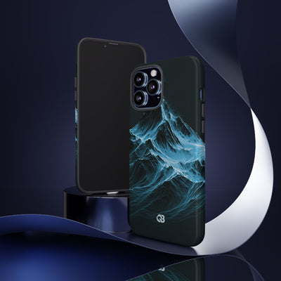 Nordic Frost Peak · Tough Phone Case for iPhone · Blue