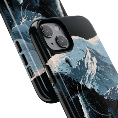 Nordic Arctic Bear · Tough 2.0 Magnetic Phone Case for iPhone · Black