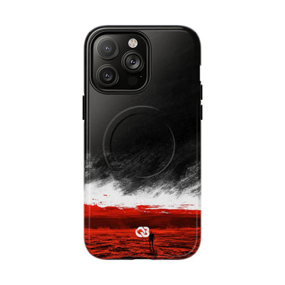 Crimson Void · Tough 2.0 Magnetic Phone Case for iPhone · Black