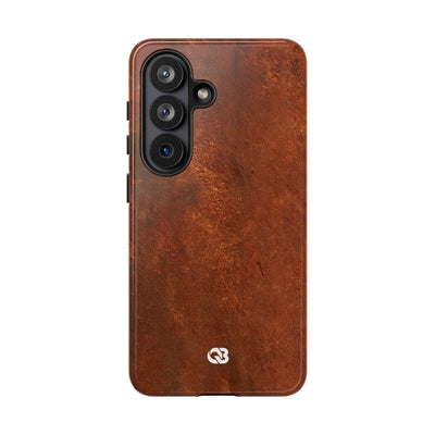 Oxidized Corten · Tough Phone Case for Samsung · Brown