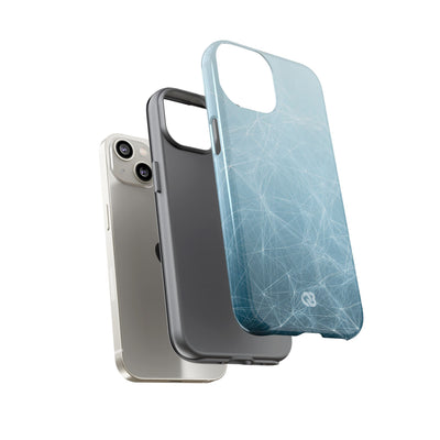 Teal Tough Phone Case for iPhone - Arctic Digital Nexus