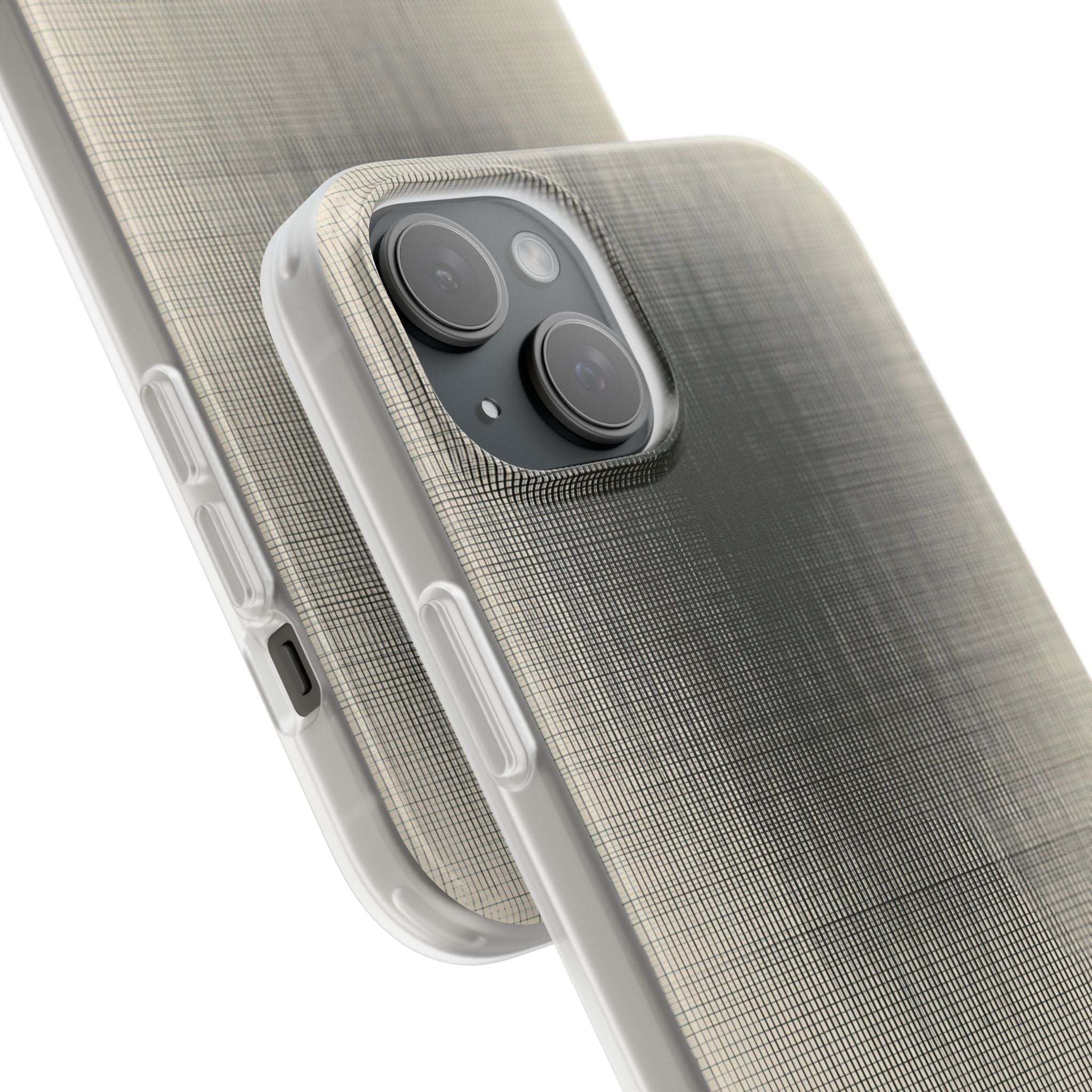 Beige Lite Phone Case for iPhone - Carbon Screen Grid