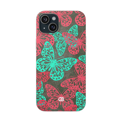 Electric Papillon · Lite Phone Case for iPhone ·  Pink
