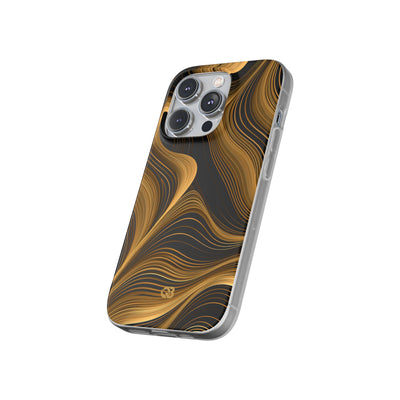 Gold Lite Phone Case for iPhone - Molten Copper Strands