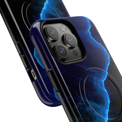 Electric Azure Drift · Tough 2.0 Magnetic Phone Case for iPhone · Blue