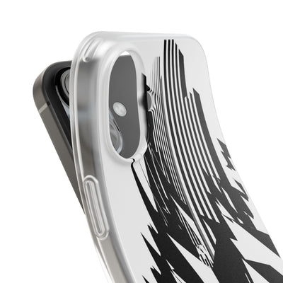 White Lite Phone Case for iPhone - Shattered Vector Spire