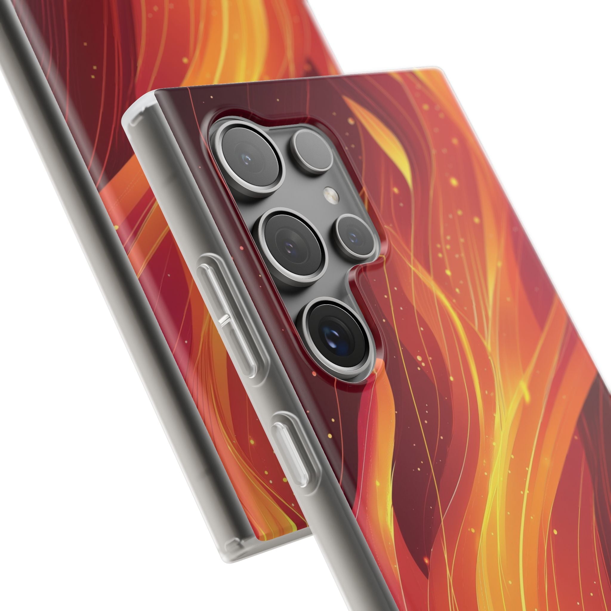 Flaming Flow Samsung S24 Ultra Cover - Blød
