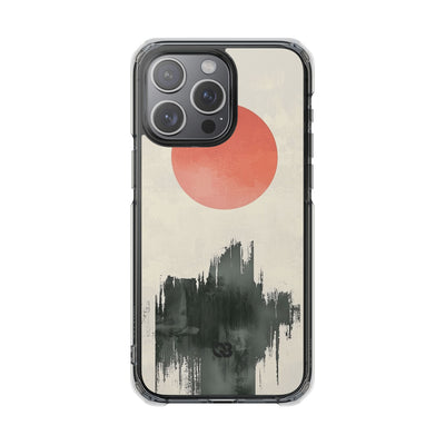 Crimson Sun Strokes · Impact Hoesje voor iPhone · Magsafe