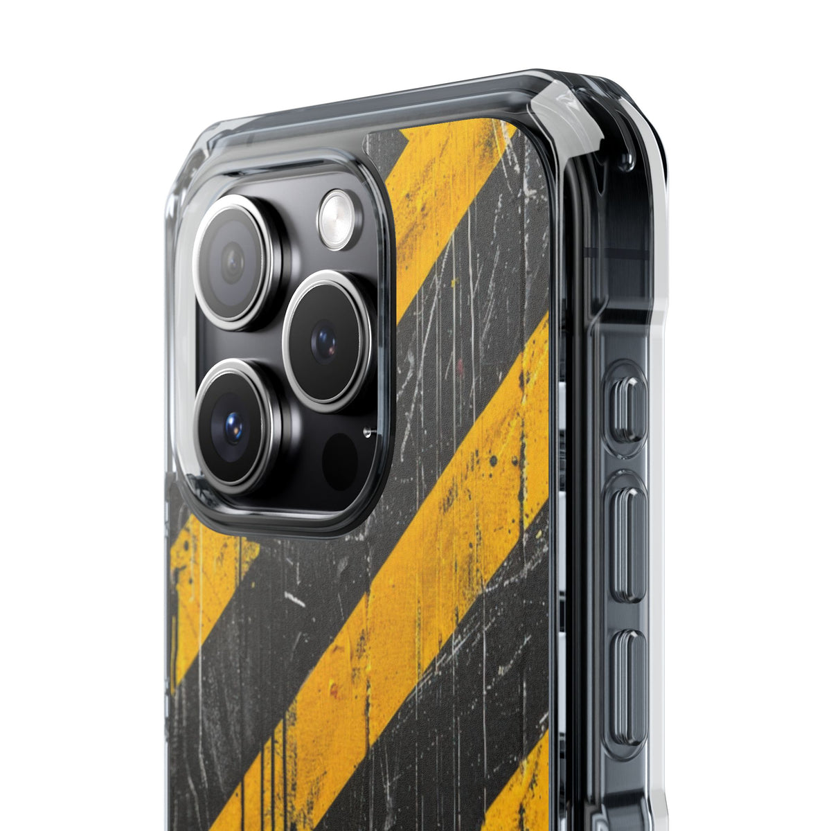 Urban Hazard Decay · Clear Impact Magnetic Phone Case for iPhone · Black
