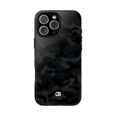 Blackout Urban Camo · Tough Phone Case for iPhone · Black