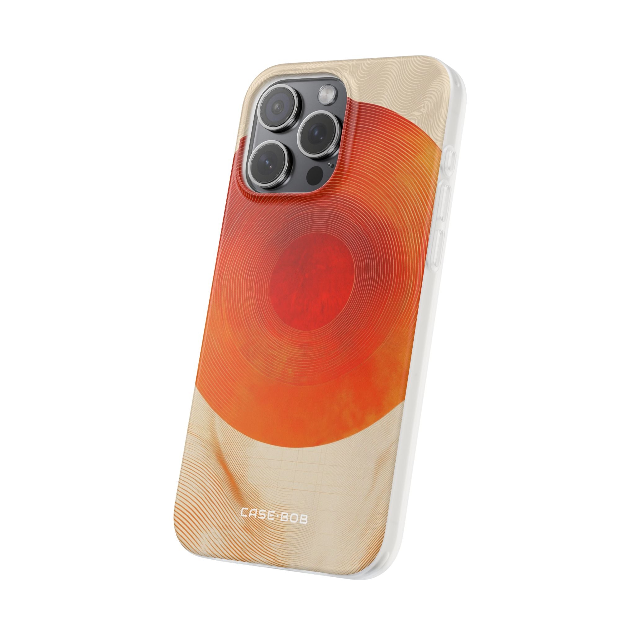 Sunburst Swirl iPhone 15 Pro Max Cover - Blød