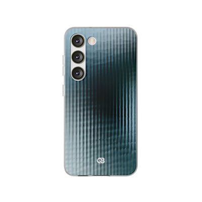 Blue Lite Phone Case for Samsung - Glacial Reeded Glass