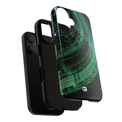 Orbital Data Stream · Tough Phone Case for iPhone · Green